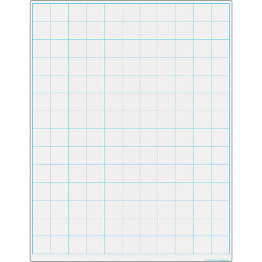 Graphing Grid 1½ Inch Squares Write-On/Wipe-Off Chart