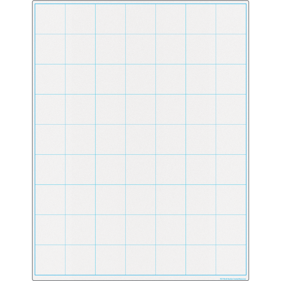 Graphing Grid Large Squares Write-On/Wipe-Off Chart