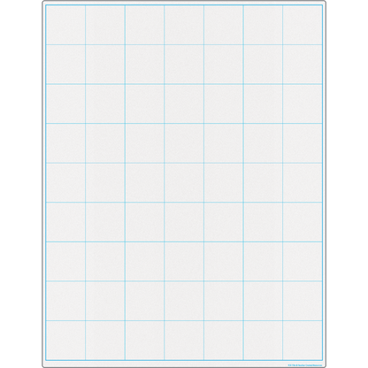 Graphing Grid Large Squares Write-On/Wipe-Off Chart