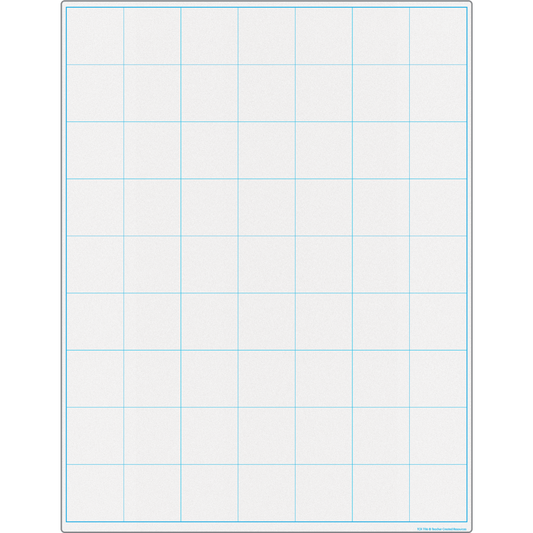 Graphing Grid Large Squares Write-On/Wipe-Off Chart