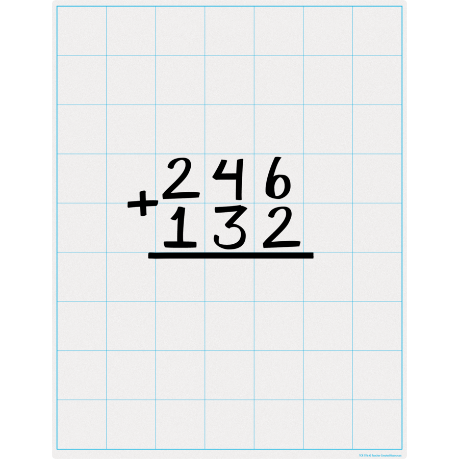 Graphing Grid Large Squares Write-On/Wipe-Off Chart