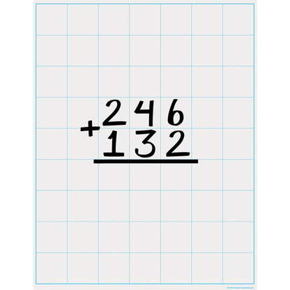 Graphing Grid Large Squares Write-On/Wipe-Off Chart