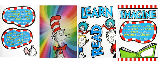 Dr. Seuss Dimensional Read Set Bulletin Board Set