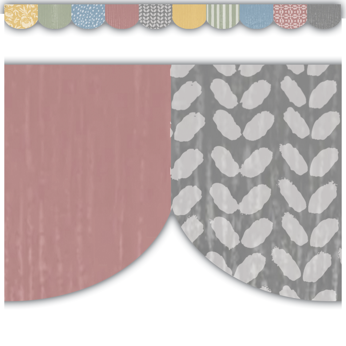 Classroom Cottage Scalloped Die-Cut Border Trim