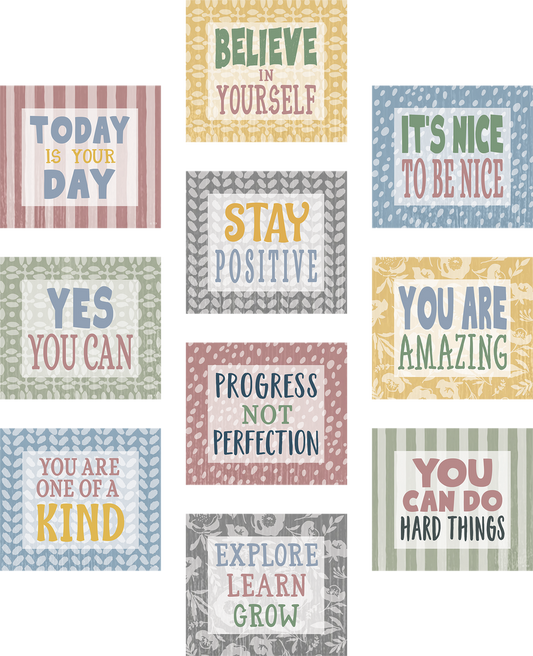 Classroom Cottage Positive Sayings Accents