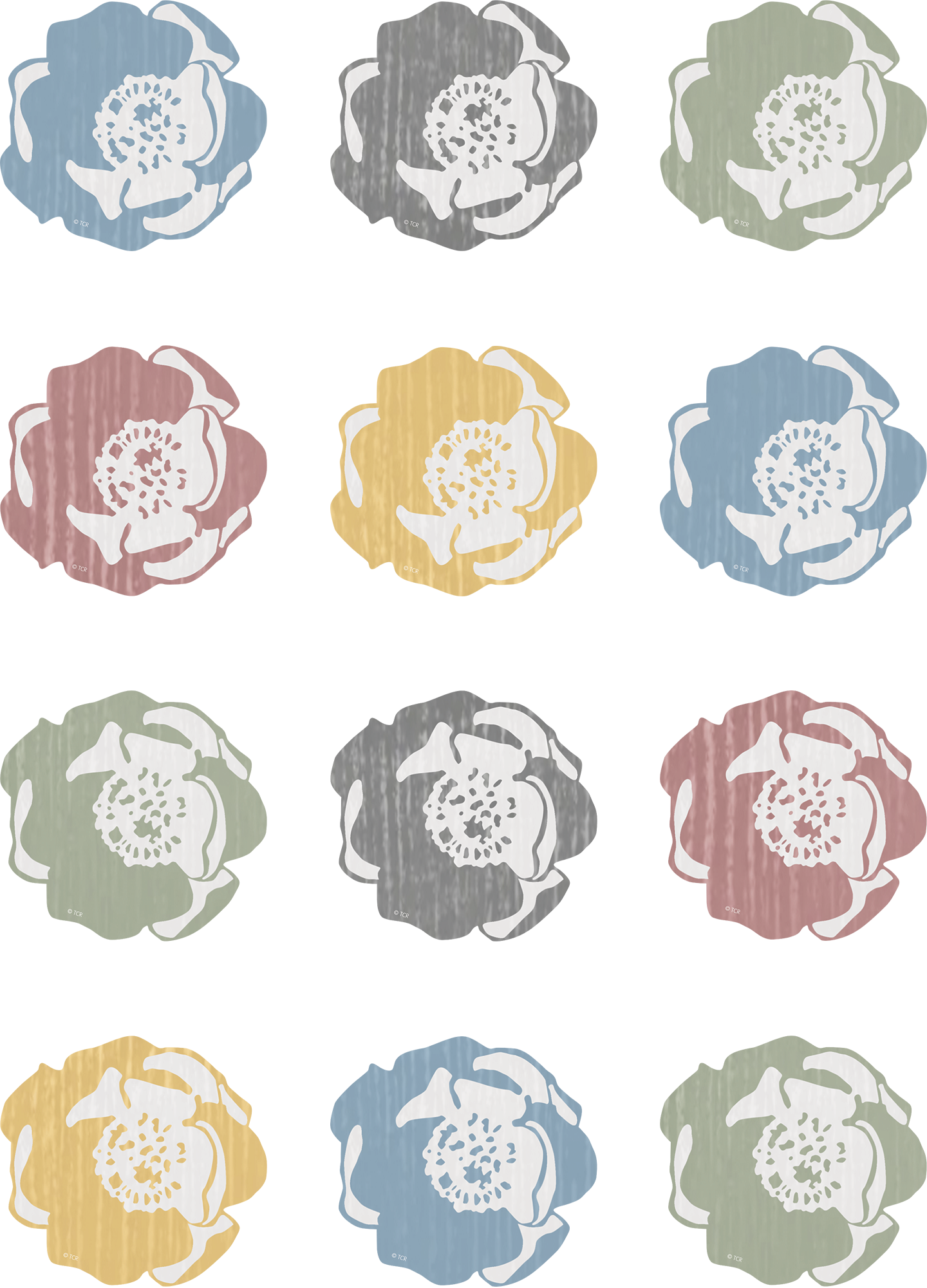 Classroom Cottage Rosettes Mini Accents