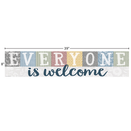 Classroom Cottage Everyone is Welcome Banner