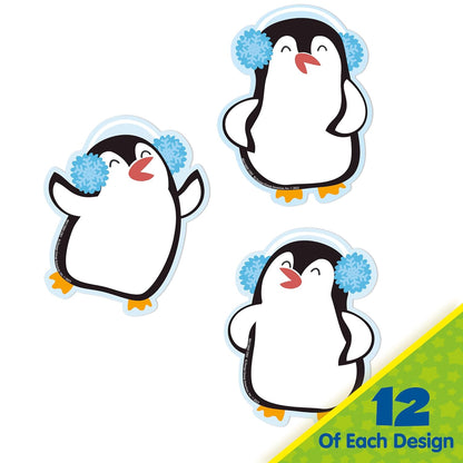 Winter Penguins Paper Cut-Outs