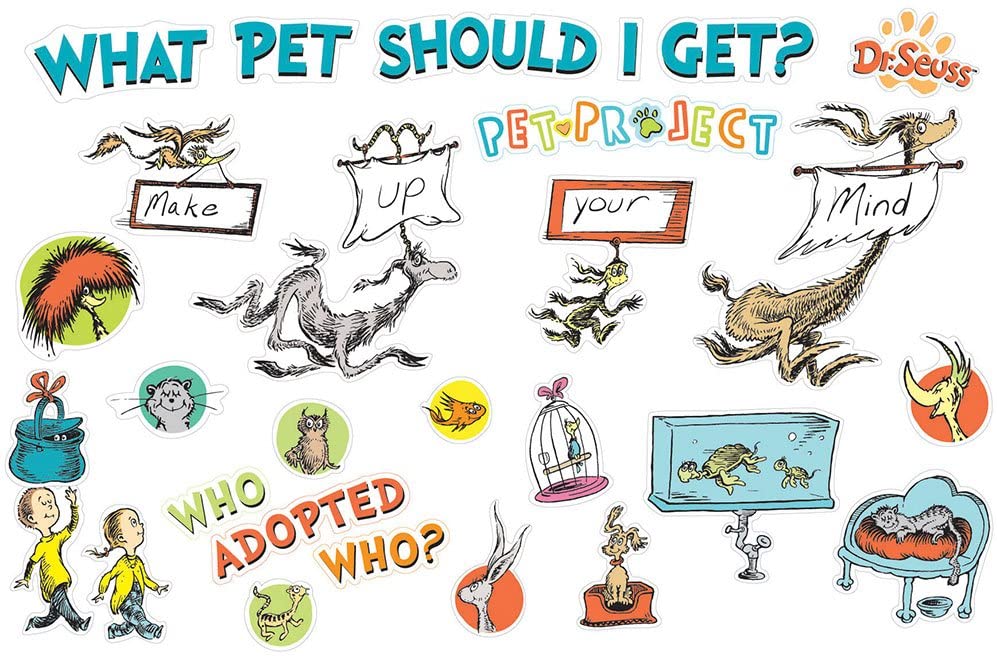 Dr. Seuss 'What Pet Should I Get?' Bulletin Board Set