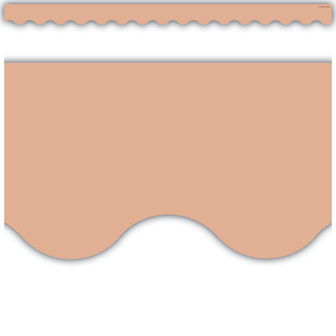 Sedona Sand Scalloped Border Trim