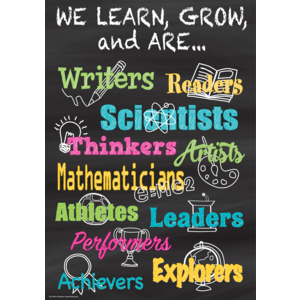 We Learn, Grow, and Are...Positive Poster