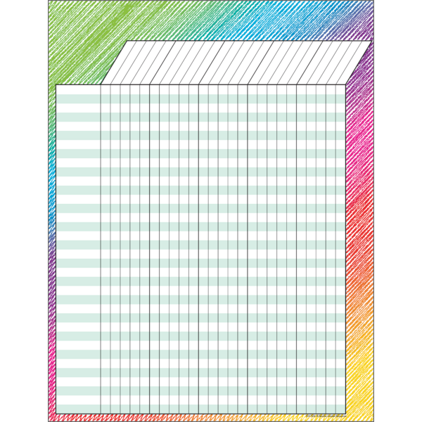 Colorful Scribble Incentive Chart