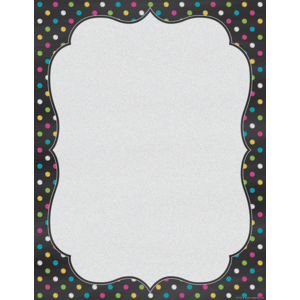 Chalkboard Brights Blank Chart