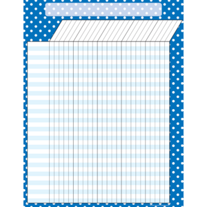 Blue Polka Dots Incentive Chart