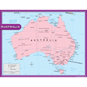 Australia Map Chart