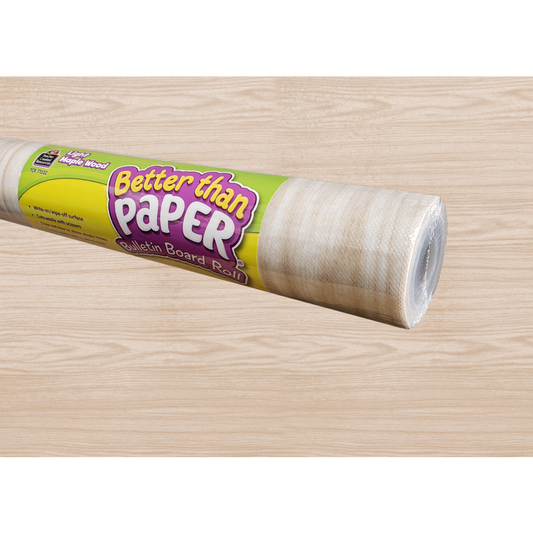 Light Maple Wood Better Than Paper Bulletin Board Roll