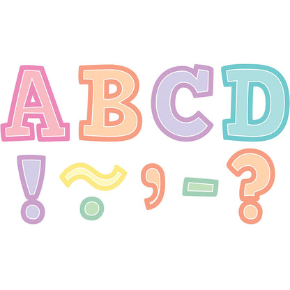 Pastel Pop Collection Punch-Out Letters