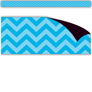 Aqua Chevron Magnetic Border