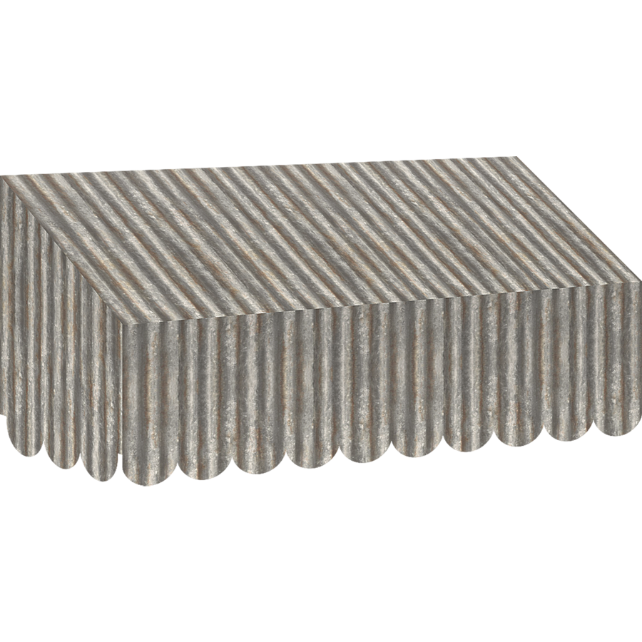 Corrugated Metal Awning