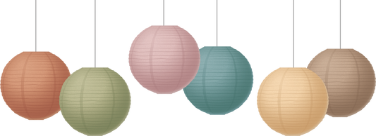 Everyone is Welcome 8" Hanging Paper Lanterns