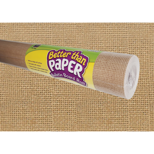 Burlap Better Than Paper Bulletin Board Roll