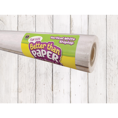 Fun Size Vertical White Shiplap Better Than Paper Bulletin Board Roll