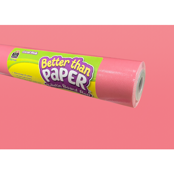 Coral Pink Better Than Paper Bulletin Board Roll