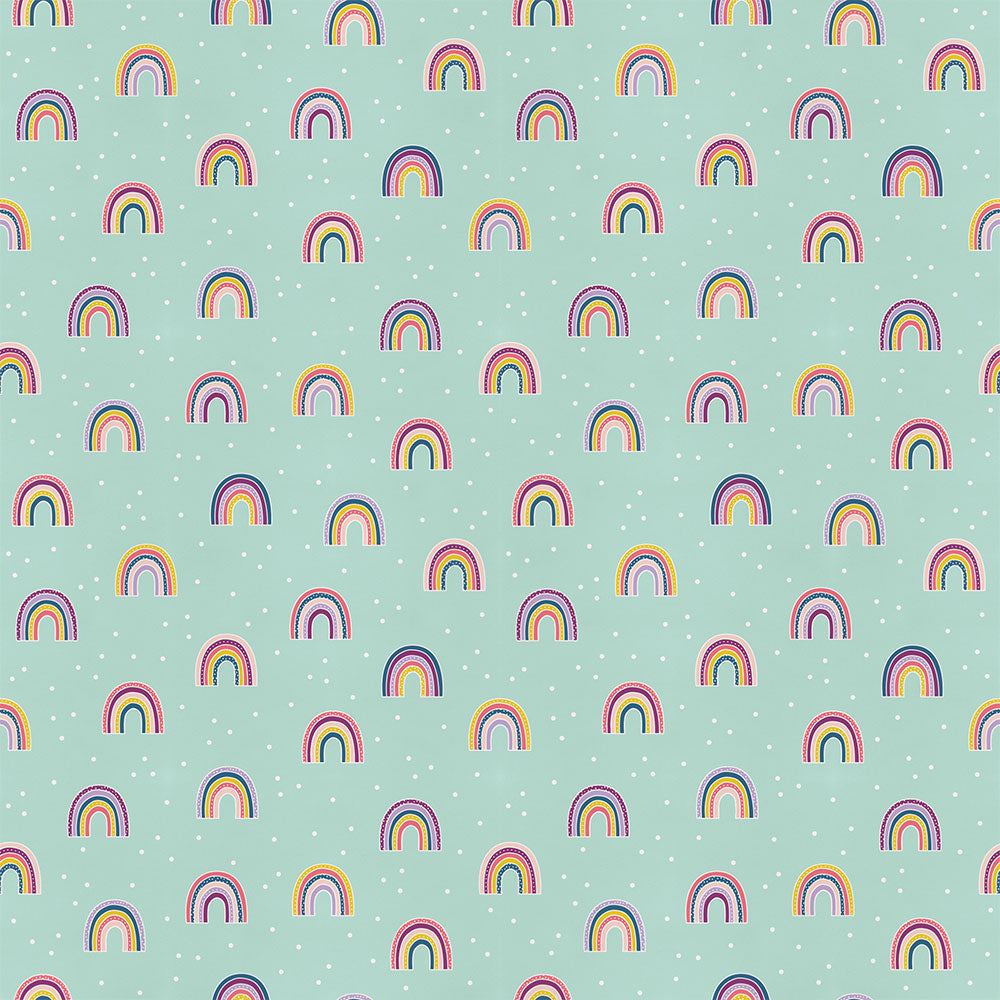 Oh Happy Day Rainbows Creative Class Fabric