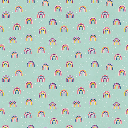 Oh Happy Day Rainbows Creative Class Fabric