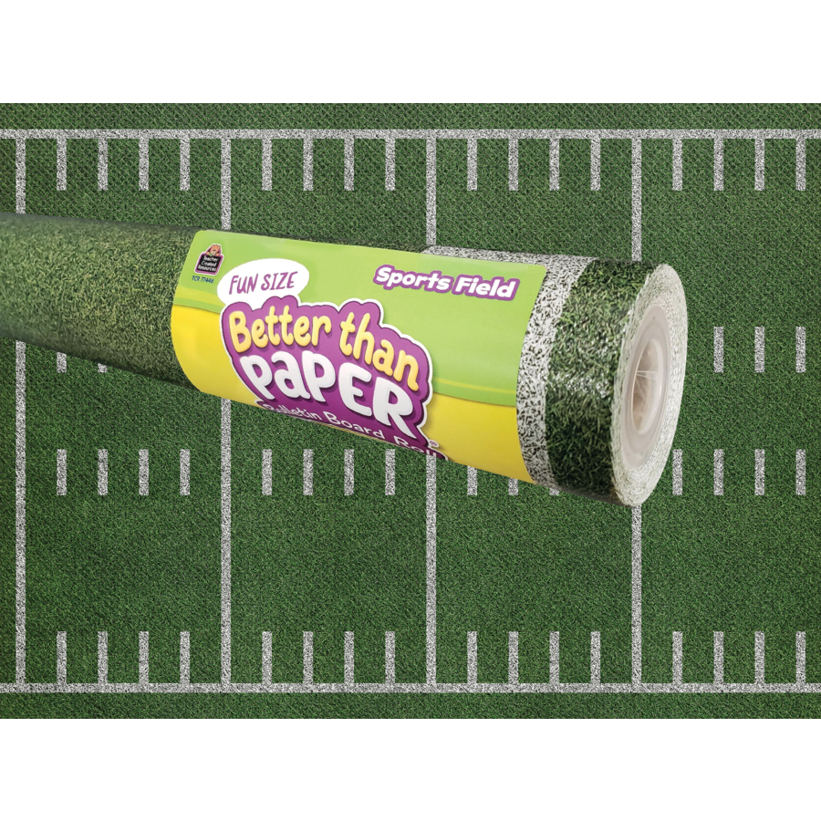 Fun Size Sports Field Better Than Paper Bulletin Board Roll