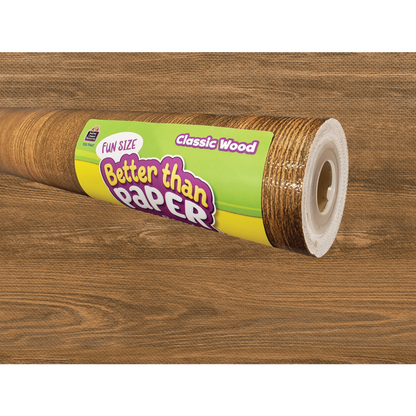 Fun Size Classic Wood Better Than Paper Bulletin Board Roll