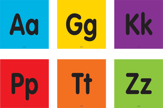 Spot On Floor Markers Alphabet - 4"