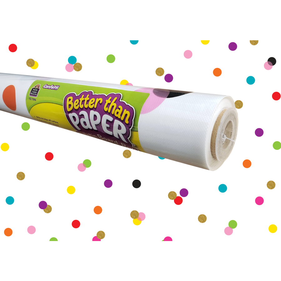 Confetti Better Than Paper Bulletin Board Roll