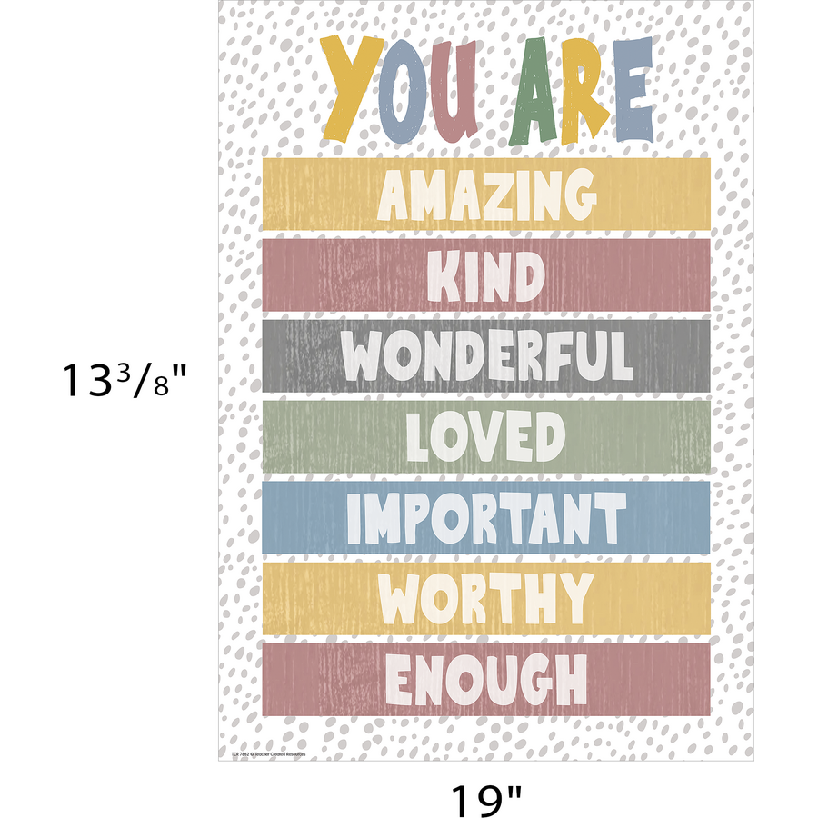 You Are Enough Positive Poster