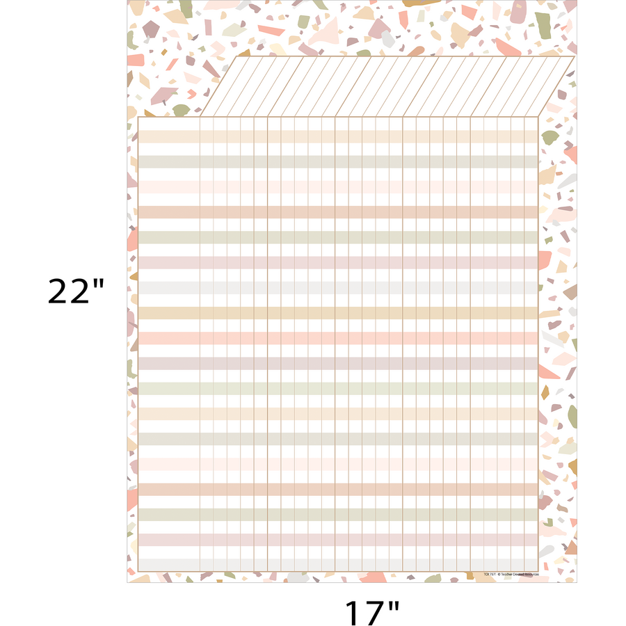 Terrazzo Tones Incentive Chart