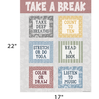 Classroom Cottage Take a Break Chart