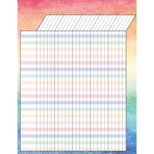 Watercolor Incentive Chart