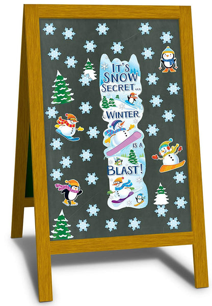 Winter All-In-One Door Decor Kit