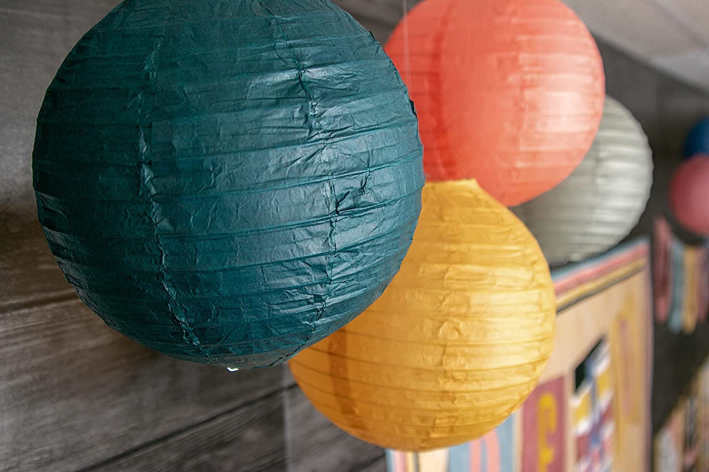 Wonderfully Wild 8" Hanging Paper Lanterns