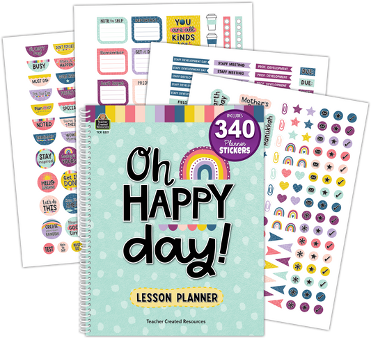 Oh Happy Day Lesson Planner