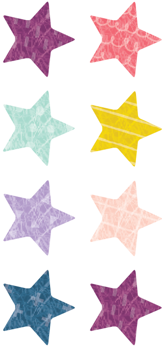 Oh Happy Day Stars Mini Stickers