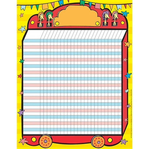 Dr. Seuss™ If I Ran the Circus Grid Chart