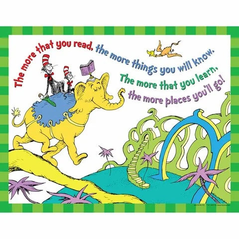 Dr. Seuss™ The More you Read Poster