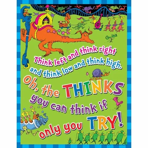 Dr. Seuss™ Think Left Think Right Poster (D)