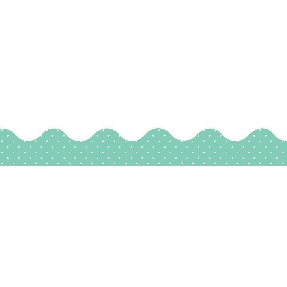 Simply Sassy Teal Polka Dots Deco Trim®