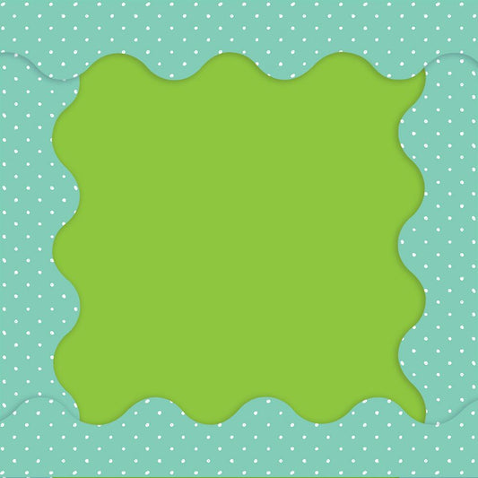 Simply Sassy Teal Polka Dots Deco Trim®