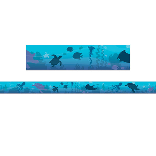 Seas the Day Blue Silhouettes Deco Trim®