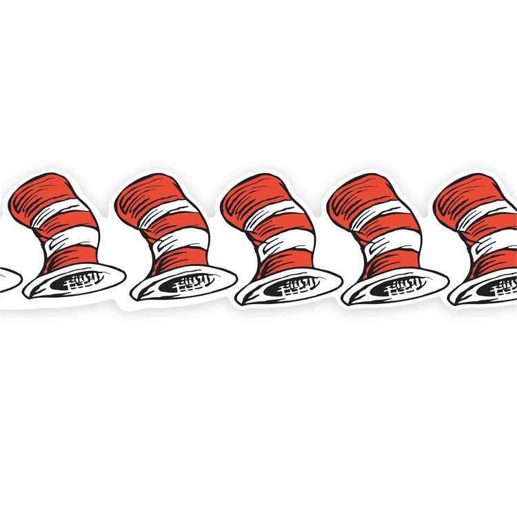 Cat in the Hat™ Die-Cut Deco Trim® Extra Wide