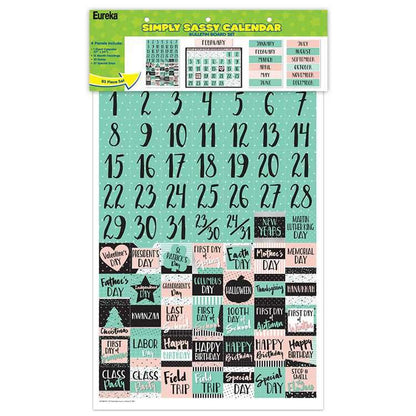 Simply Sassy Calendar Bulletin Board Set