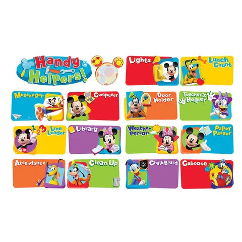 Mickey Mouse Clubhouse® Handy Helpers Job Chart Mini Bulletin Board Set